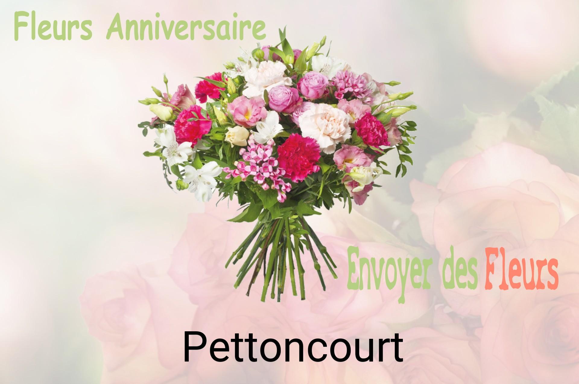 Bouquet de fleurs d’anniversaire livré à Pettoncourt